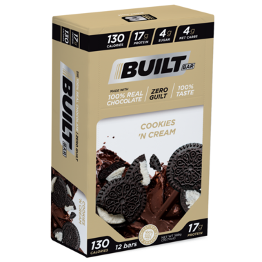Buy Built Bar Cookies 'N Cream Case at Well.ca | Free Shipping $35+ in ...
