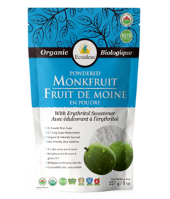 Ecoideas Organic Powdered Monkfruit with Erythritol Sweetener