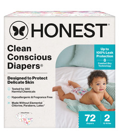 The Honest Company Club Box Diapers Tutu Cute and Rose Blossom
