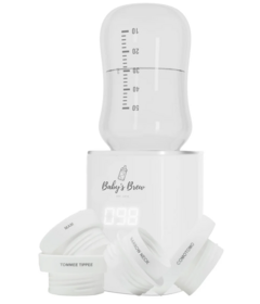 Baby's Brew Single 3.0 Portable Bottle Warmer with Adapter Set White