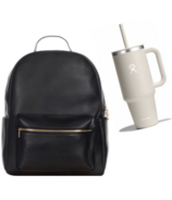 Backpack & Tumbler Black Oat Bundle