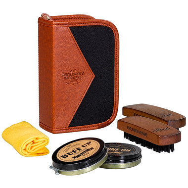 gentlemen's hardware shoe shine kit