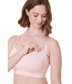 Bravado Designs Intrigue Lace Balconette Maternity & Nursing Bra Chalk Pink