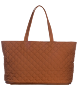 ela Quilted Expandable Tote Walnut