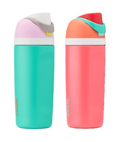 Owala Kids FreeSip Water Bottle Make Waves + Fireball Bundle