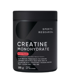 Sports Research Creatine Monohydrate Fruit Punch