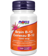 NOW Foods Brain B-12 1,000mcg Lozenges