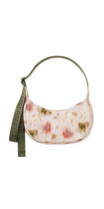 Buy BAGGU Small Nylon Crescent Bag Abstract Floral at Well.ca