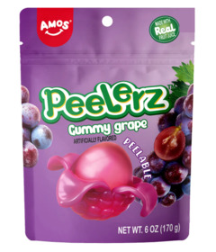Amos Peelerz Gummy Candy Grape