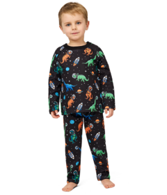 Kombi Children B3 Thermal Velvet Fleece Base Set Astro Dino