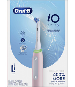 Oral-B iO Series 3 Rechargeable Toothbrush Blush Pink