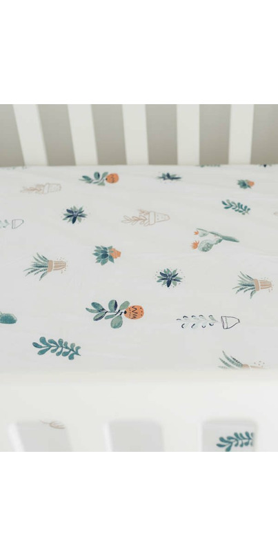 Buy Little Unicorn Percale Crib Sheet Prickle Pots at Well.ca | Free ...