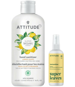 Attitude Super Leaves Hand Sanitizer Lemon Leaves Bundle