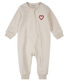 petit lem Knit Playsuit Beige