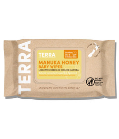 TERRA Bamboo Baby Wipes Manuka Honey