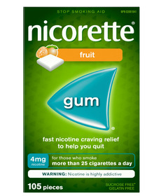 Nicorette Gum Fruit 4mg