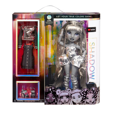 Buy Rainbow High Top Secret Grayscale Fashion Doll Luna Madison at Well ...