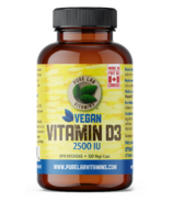 Pure Lab Vitamins Vitamine D3 végétalienne 2500UI