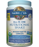 Shake nutritionnel naturel complet Garden of Life, vanille 
