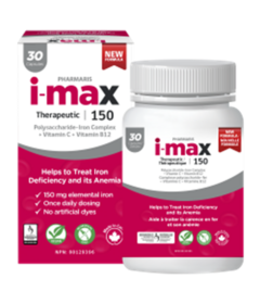 Pharmaris i-max Polysaccharide-Iron Complex + Vitamin C + B12