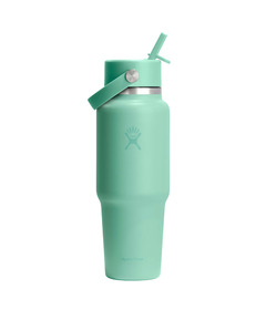 Hydro Flask Wide Mouth Flex Straw Travel Bottle Mermaid Green