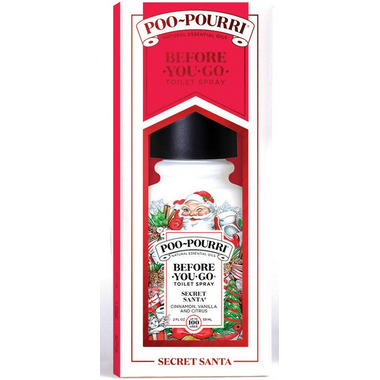 Poo Pourri Secret Santa Before-You-Go Toilet Spray Ornament Gift Box Poo Pourri Secret Santa Before-You-Go Toilet Spray Ornament Gift Box
