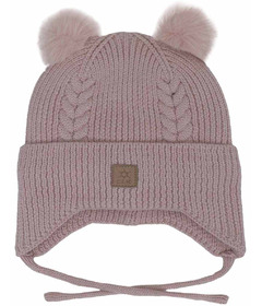 Calikids PomPom Knit Hat Lotus