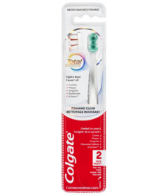 Colgate Total Active Prevention Foaming Clean Medium Toothbrush