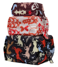 Ensemble de fermetures éclair 3D BAGGU à découpes western