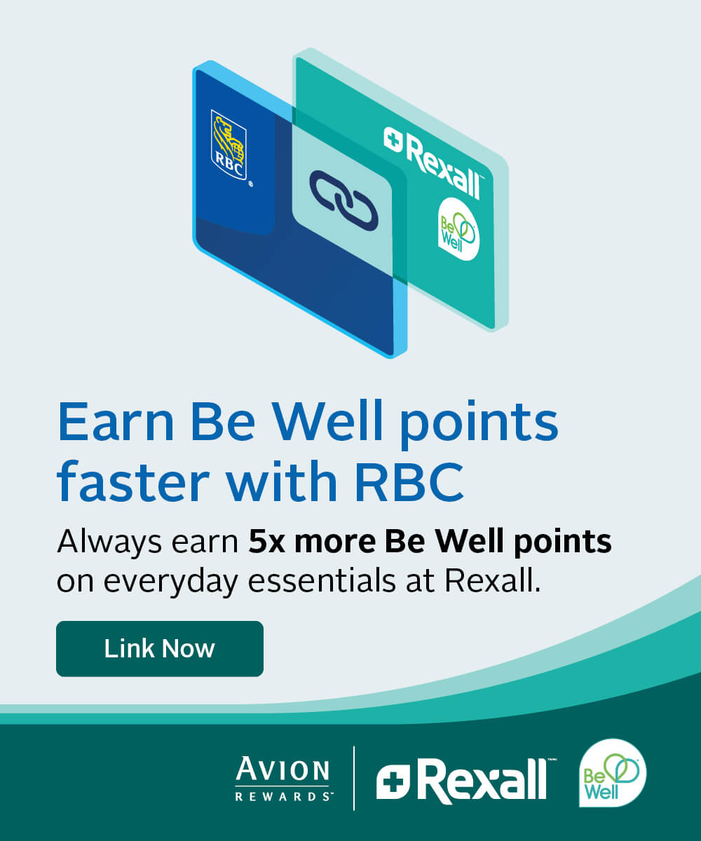 Earn Be Well Points Faster with RBC.