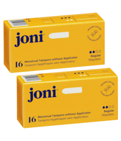 joni Organic Cotton Regular Tampons Bundle