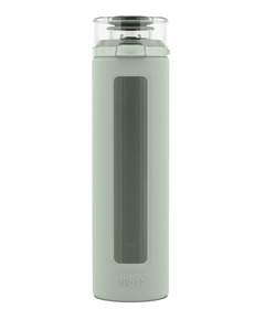 Ello Clara Glass Water Bottle Sage