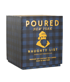 Poured New York Soy Coconut Wax Candle Naughty List