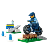 Entraînement à la bicyclette de la police de LEGO City