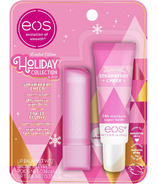 eos Holiday Strawberry Cheer Stick & Strawberry Cheer Tube Blister