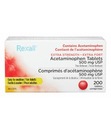 Rexall acétaminophène 500 mg à avaler facilement