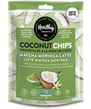 Healthy Crunch croustilles de noix de coco saveur matcha moringa latte