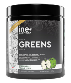 image of ine+ nutrition Super Greens Green Apple with sku:341880