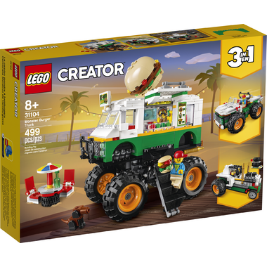 LEGO Creator 3-in-1 Monster Burger Truck Building Kit LEGO Creator 3-in-1 Monster Burger Truck Building Kit