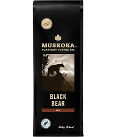 Muskoka Roastery Coffee Co. Black Bear Whole Bean Coffee Dark Roast