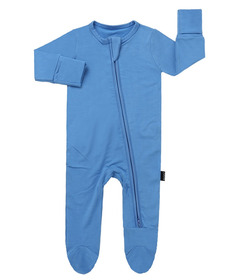Belan.J Footed Zipper Sleeper Lake Blue