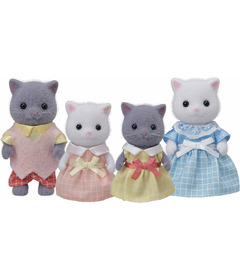 Calico Critters Persian Cat Family