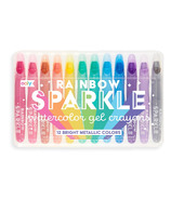 OOLY Rainbow Sparkle Aquarelle métallique Gel Crayons