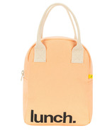 Fluf Zipper Lunch Bag Peach