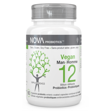 NOVA Probiotics VEGAN Man 12 Billion CFU NOVA Probiotics VEGAN Man 12 Billion CFU