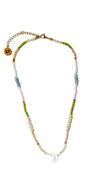 Buy Lua + Sol Beaded Initial Necklace Multicolour at Well.ca | Free ...