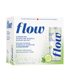 Flow Sparkling Water Cucumber Mint