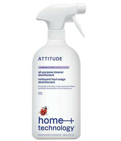 ATTITUDE All-Purpose Cleaner Disinfectant 99.99% Thyme & Lavender 