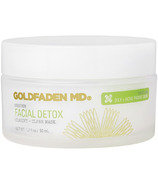 Masque nettoyant pour le visage détoxifiant et clarifiant les pores Goldfaden MD