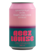 Geez Louise Sparkling Water Grapefruit Basil